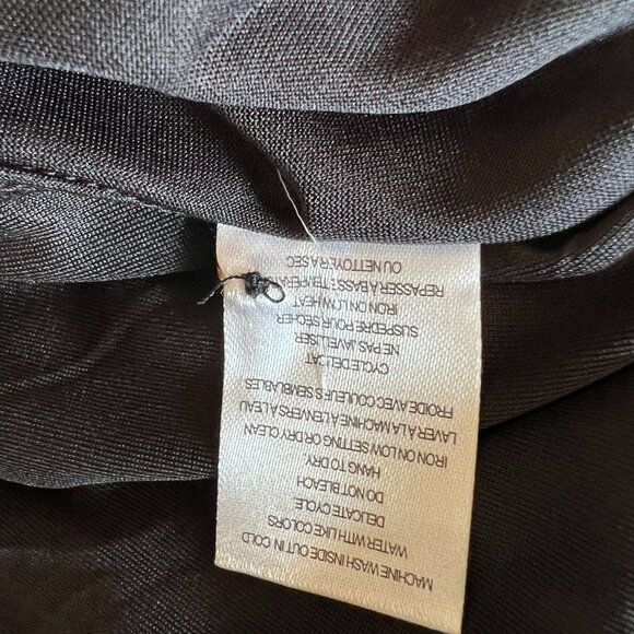 Haver London - Animal Print V-Neck Long Sleeve Blouse - Small - Black Tan Gold - Picture 9 of 10